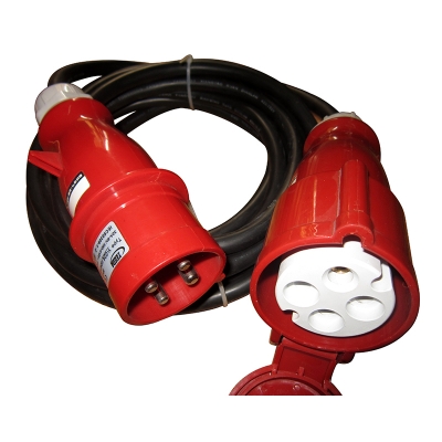 16A 4P 380V防濺水電源線(xiàn) 大功率工業(yè)頭電源線(xiàn)